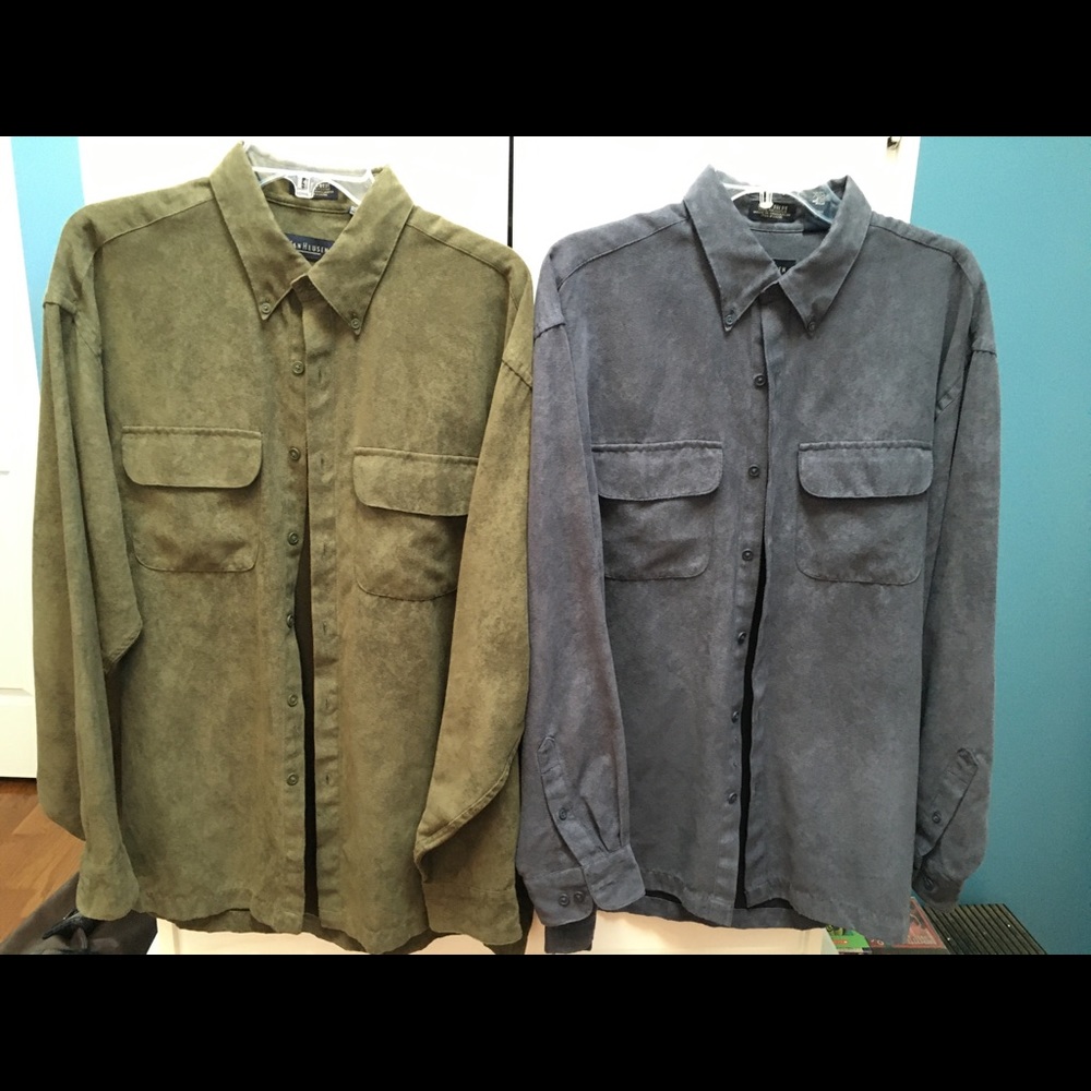 Van Heusen dress shirts- set of 2